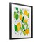 Stupell Industries Garden Lemons with Pastel Florals Framed Print Under Glass, design by Lanie Loreth
